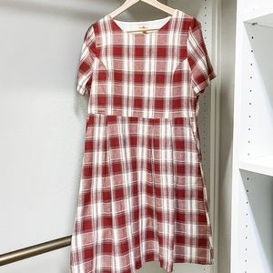 Orange Creek Plaid Dress
